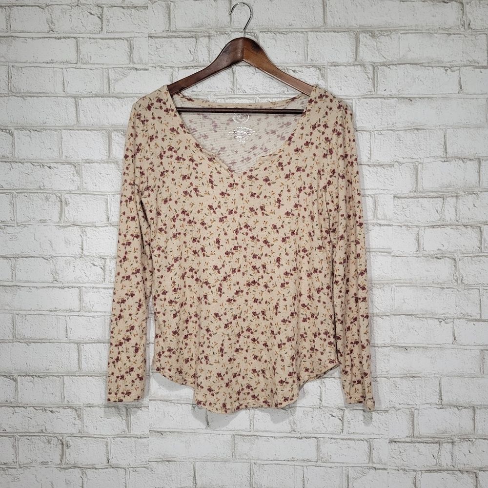 Maurices floral long sleeve top